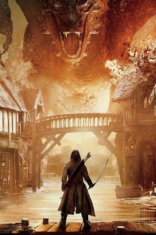 The Hobbit The Battle of the Five Armies wallpaper 320x480