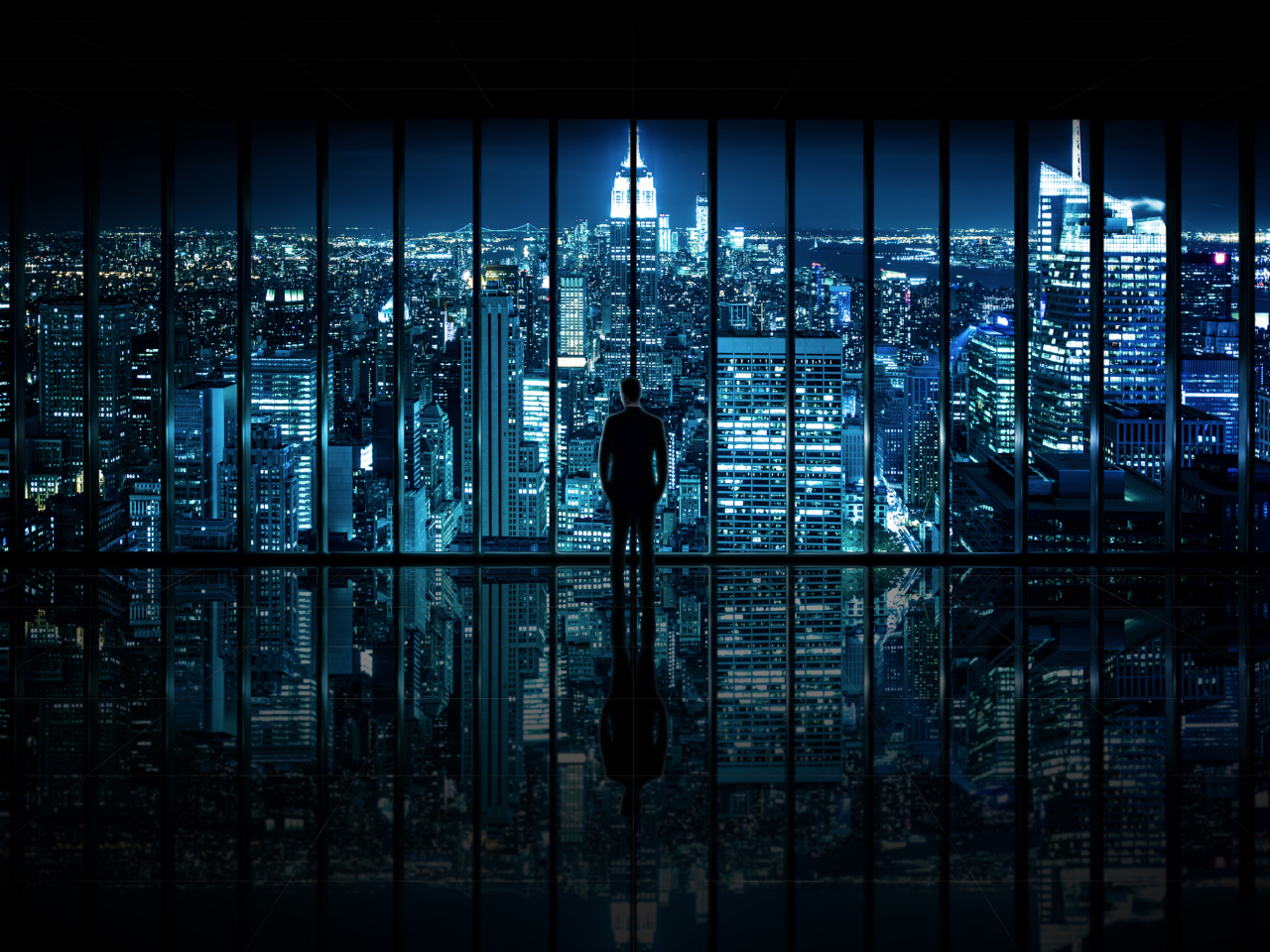 Gotham City wallpaper 1280x960