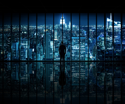 Fondo de pantalla Gotham City 480x400