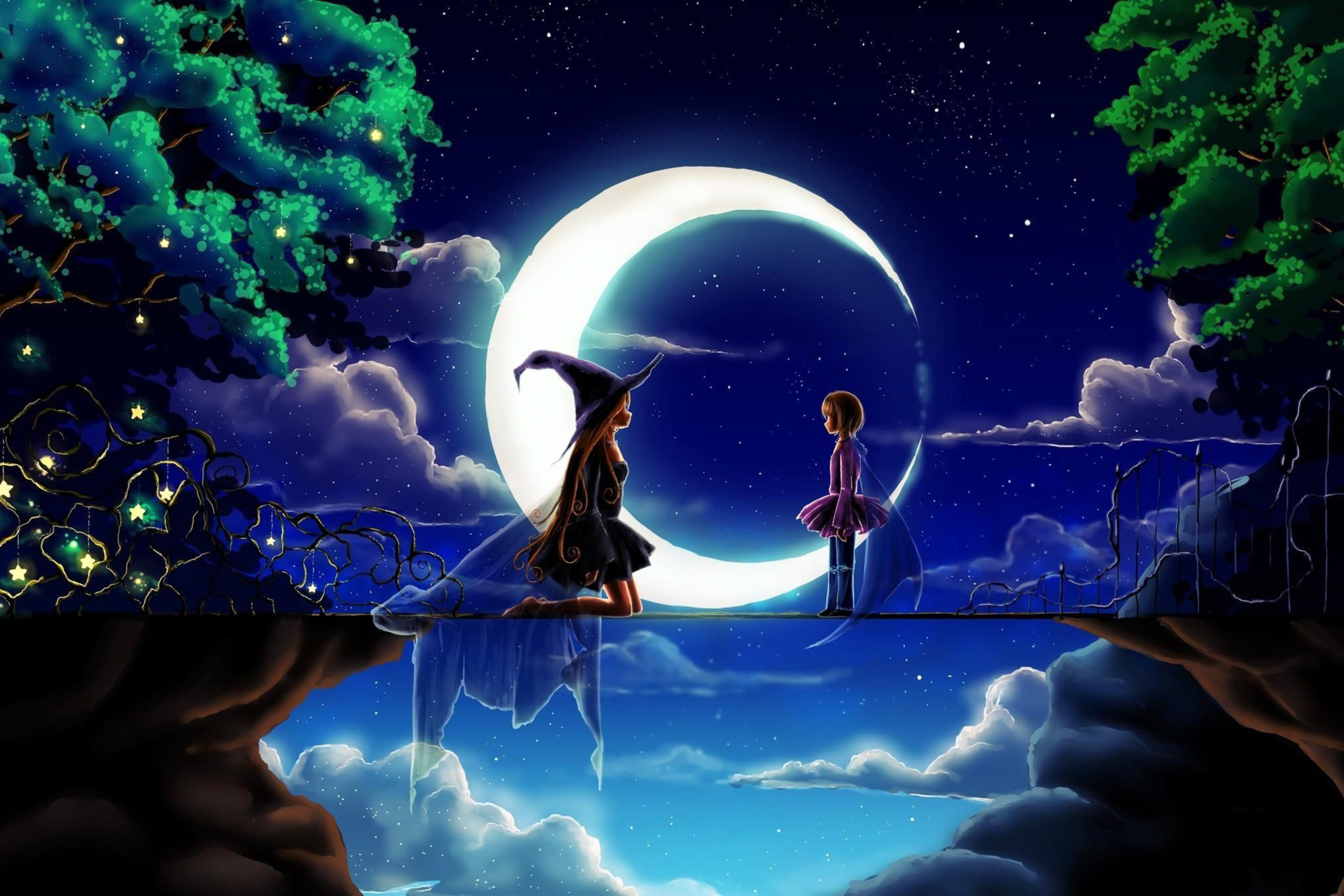 Fondo de pantalla Fairy and witch 2880x1920