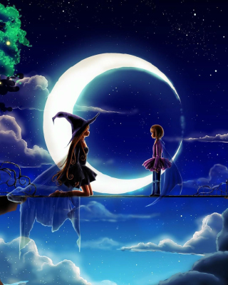 Fairy and witch - Obrázkek zdarma pro Nokia C-Series