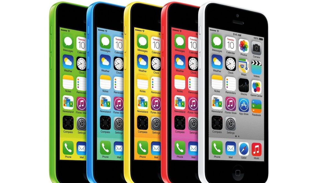 Apple iPhone 5c iOS 7 wallpaper 1024x600