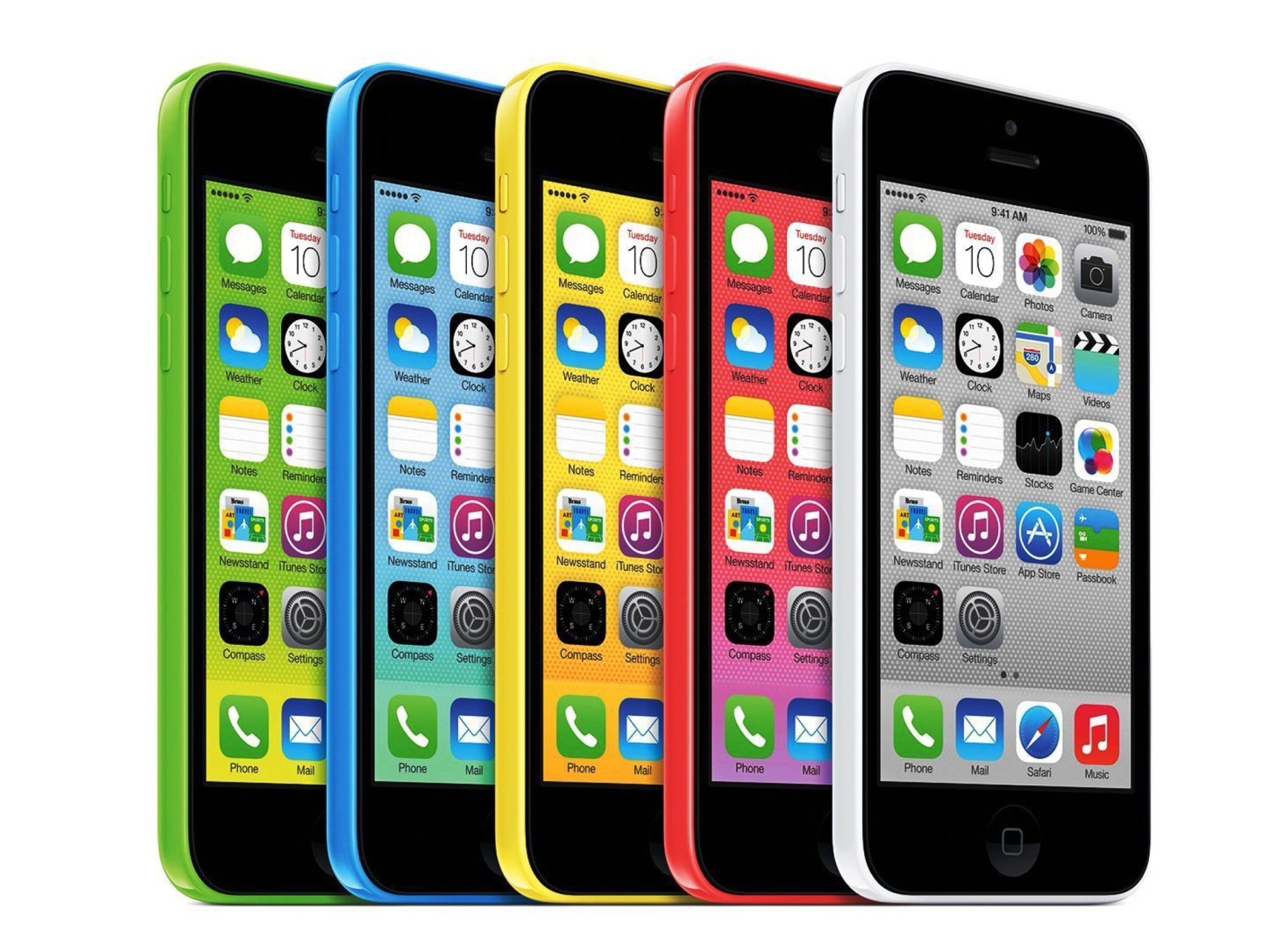 Fondo de pantalla Apple iPhone 5c iOS 7 1920x1408