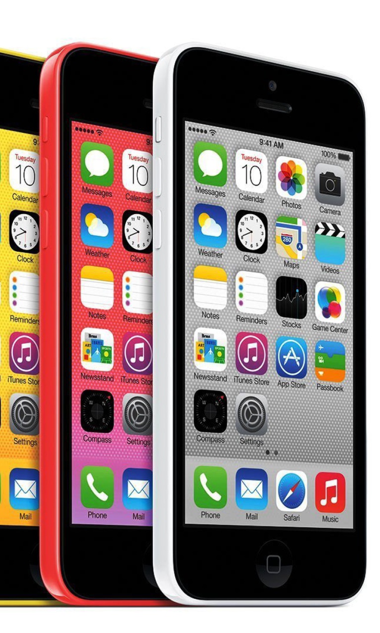 Das Apple iPhone 5c iOS 7 Wallpaper 768x1280