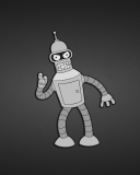 Screenshot №1 pro téma Futurama, Bender 128x160