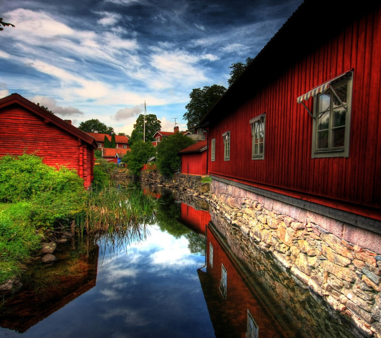 Nature Reflection wallpaper 1440x1280