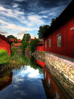 Fondo de pantalla Nature Reflection 240x320