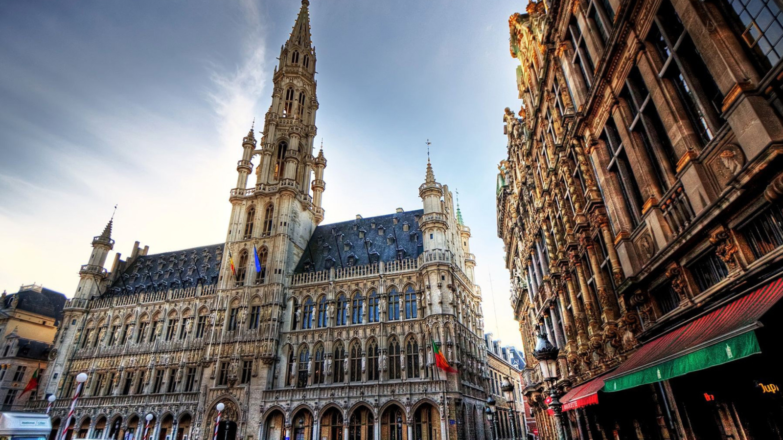 Das Brussels Town Hall Wallpaper 1600x900