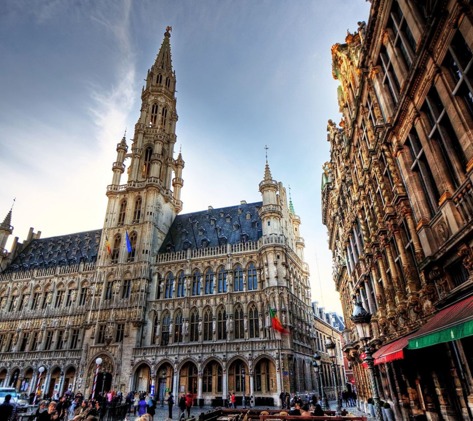 Brussels Town Hall wallpaper 960x854