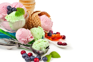 Blueberry Ice Cream - Obrázkek zdarma pro Samsung Galaxy S6