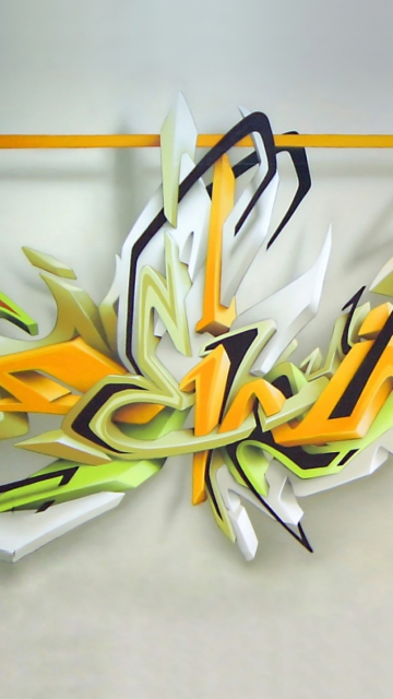 Screenshot №1 pro téma Graffiti: Daim 3D 360x640