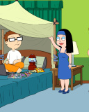 Das American Dad Wallpaper 128x160