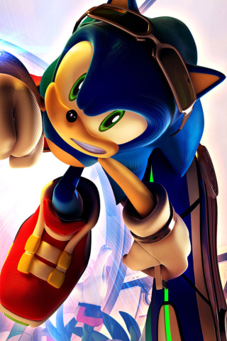 Screenshot №1 pro téma Sonic Free Riders 320x480