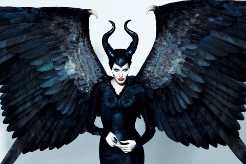 Fondo de pantalla Angelina Jolie Maleficent 480x320