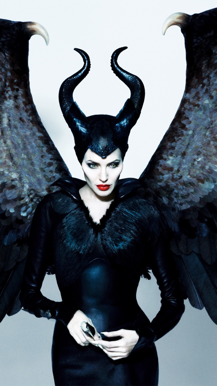 Fondo de pantalla Angelina Jolie Maleficent 750x1334