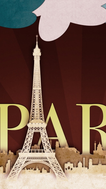 Das Paris Artistic Wallpaper 360x640