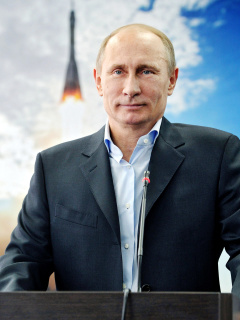 Обои Vladimir Vladimirovich Putin 240x320