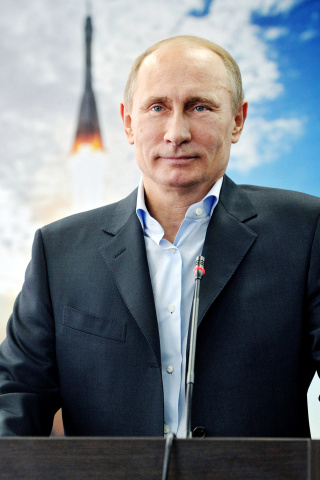 Fondo de pantalla Vladimir Vladimirovich Putin 320x480