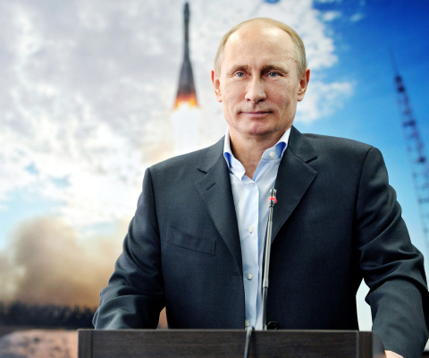 Das Vladimir Vladimirovich Putin Wallpaper 480x400