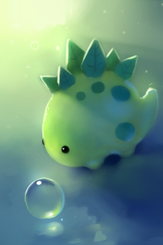 Green Dino screenshot #1 320x480