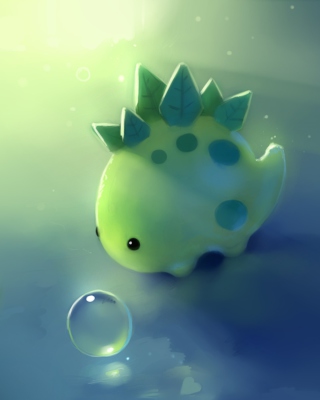 Green Dino - Fondos de pantalla gratis para Nokia Asha 311