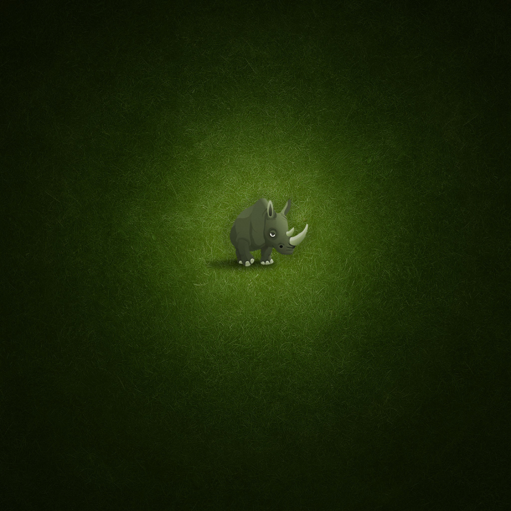 Sfondi Cute Rhino 1024x1024