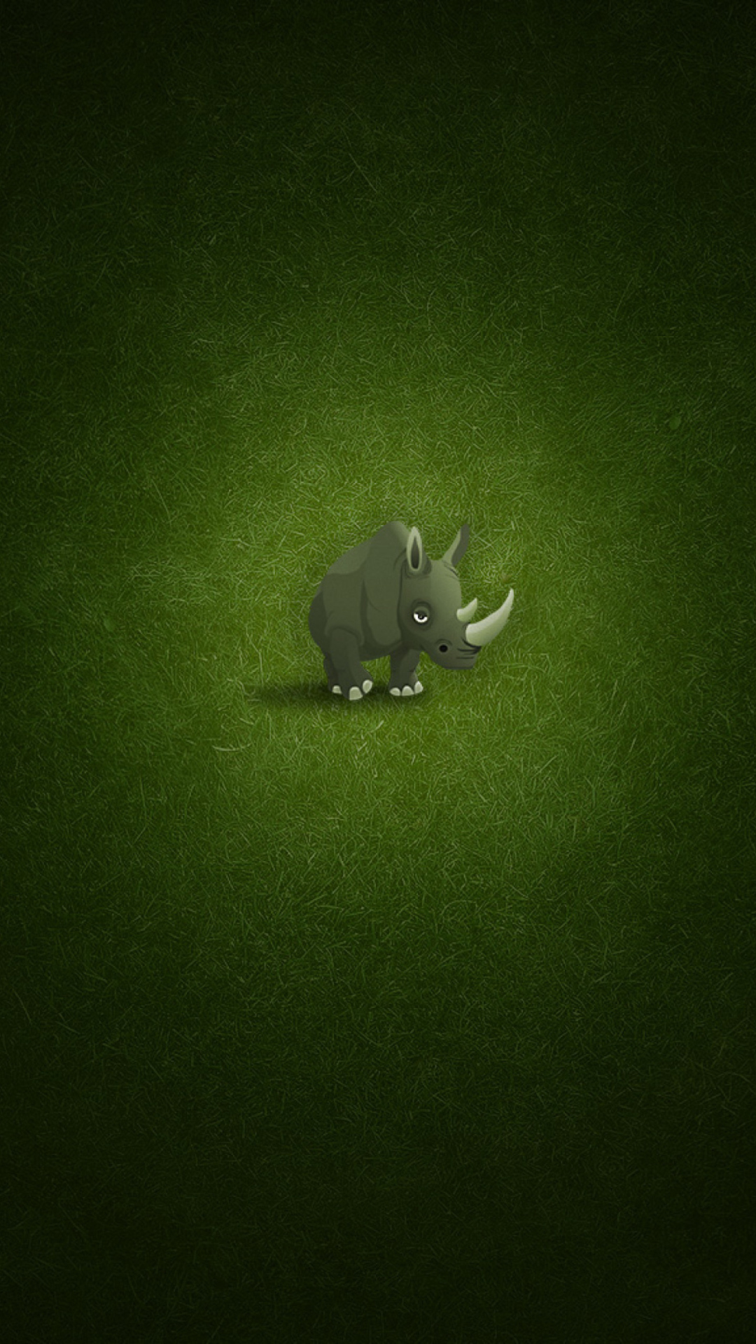 Fondo de pantalla Cute Rhino 1080x1920