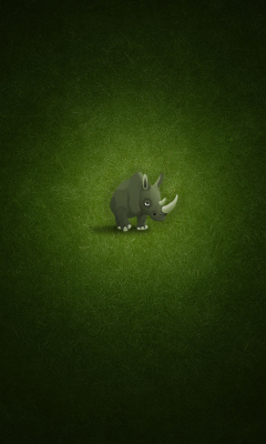 Screenshot №1 pro téma Cute Rhino 240x400