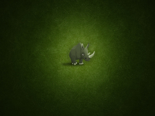 Sfondi Cute Rhino 320x240