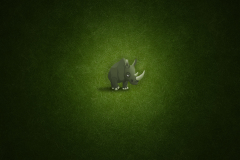 Screenshot №1 pro téma Cute Rhino 480x320
