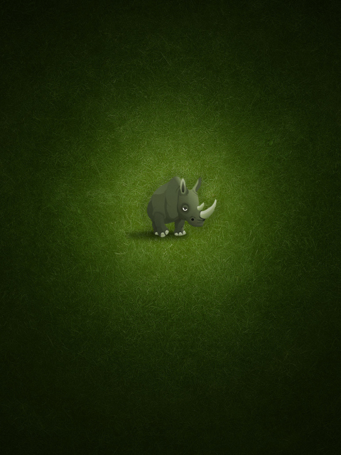 Screenshot №1 pro téma Cute Rhino 480x640