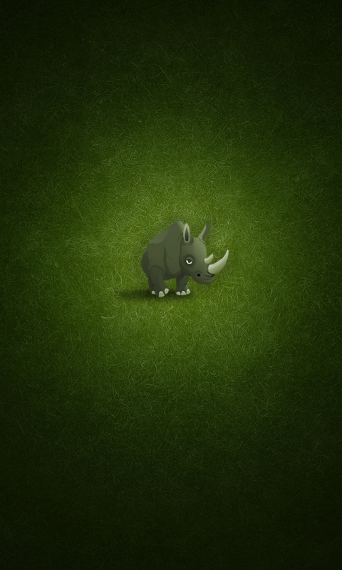 Screenshot №1 pro téma Cute Rhino 480x800