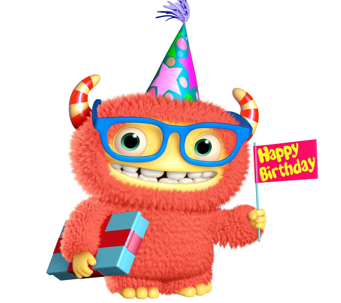 Обои 3d Cute Monster 1440x1280