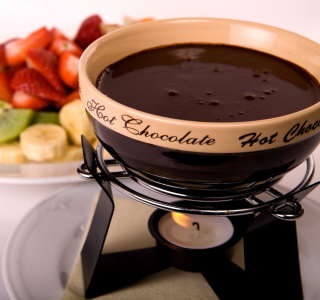 Fondue Cup of Hot Chocolate - Obrázkek zdarma pro iPad mini 2