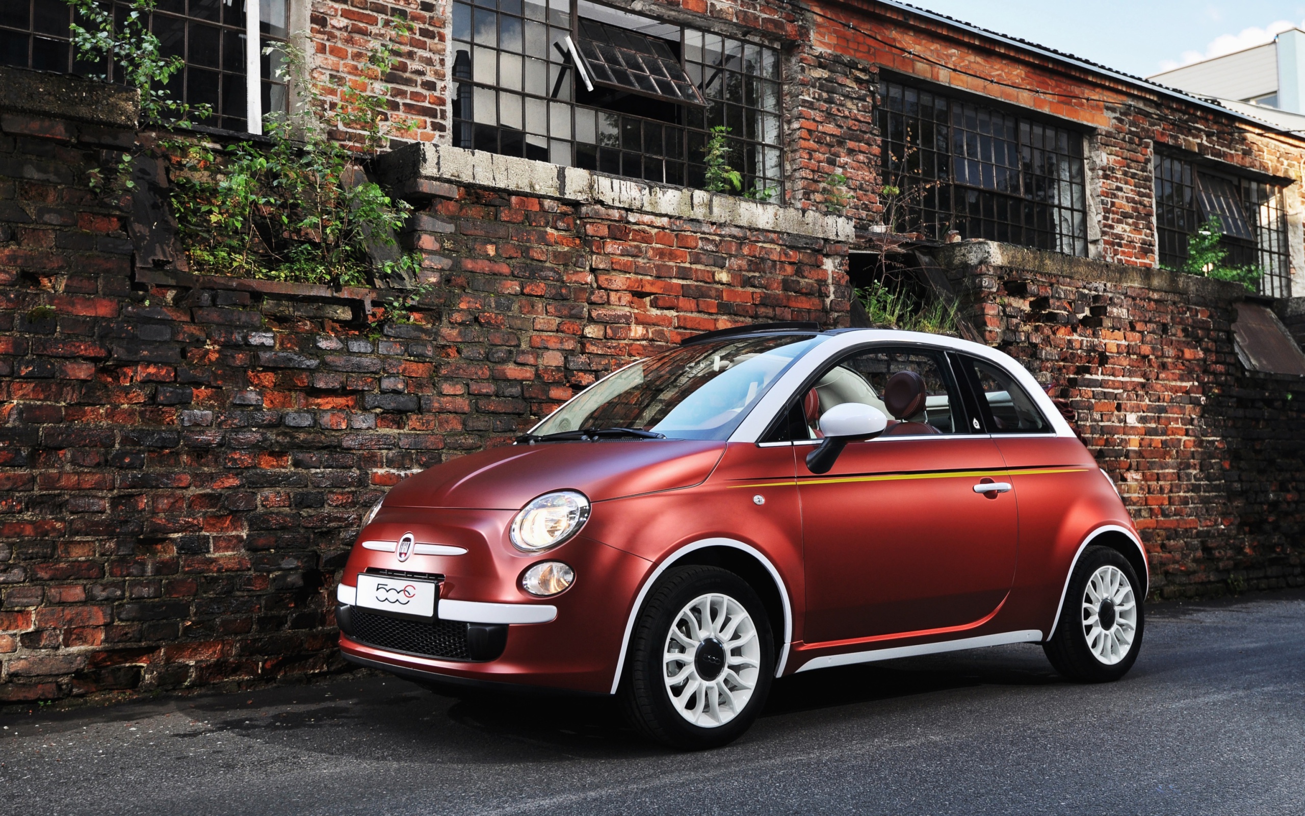 Fondo de pantalla Fiat 500 2560x1600