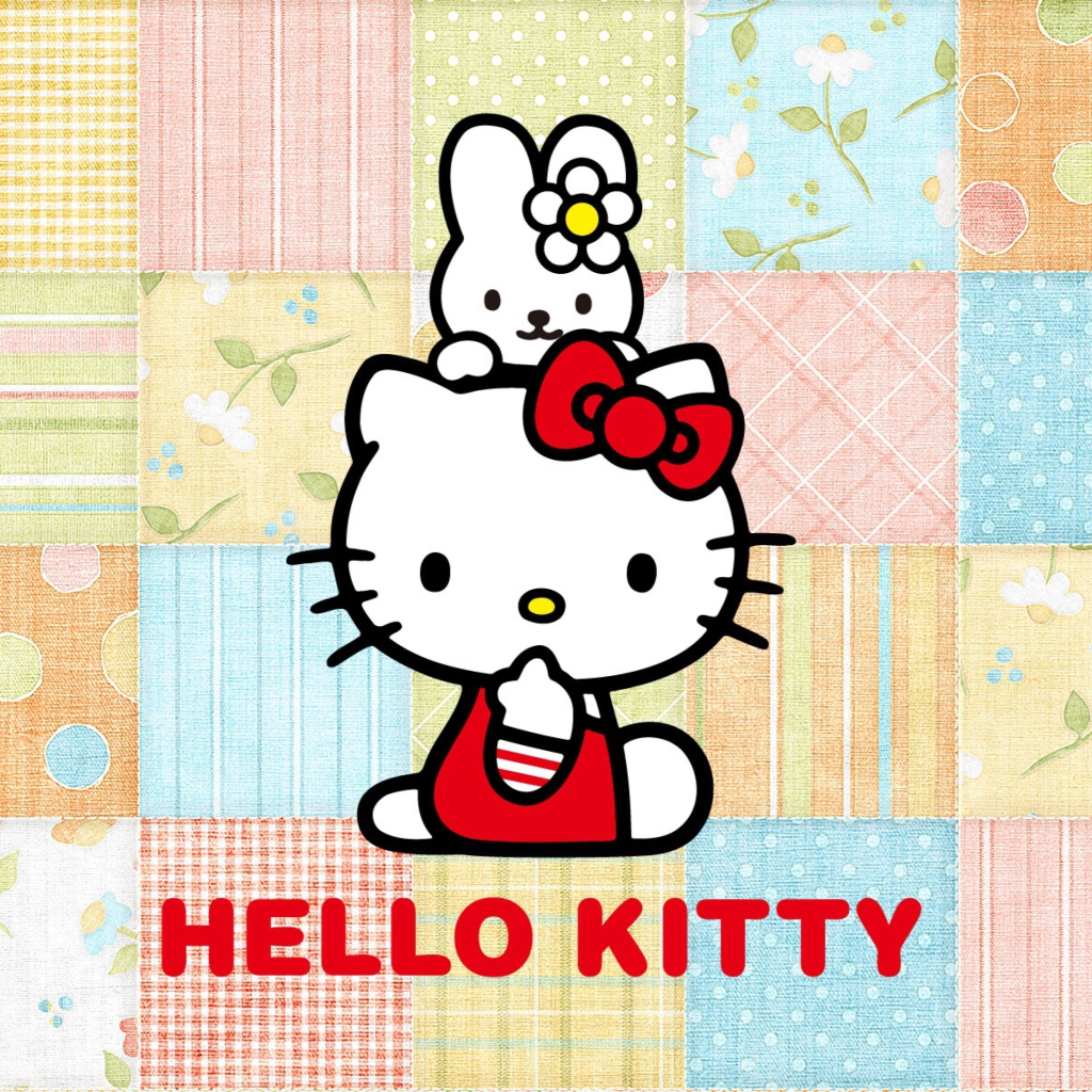 Обои Hello Kitty 1024x1024
