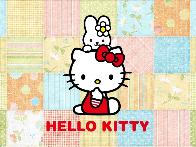 Обои Hello Kitty 640x480