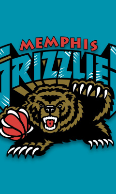 Fondo de pantalla Memphis Grizzlies 240x400