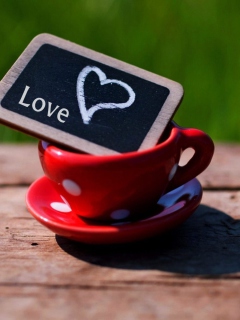 Mug with Heart screenshot #1 240x320