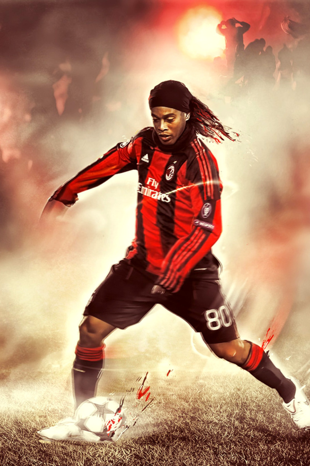 Fondo de pantalla Ronaldinho 640x960