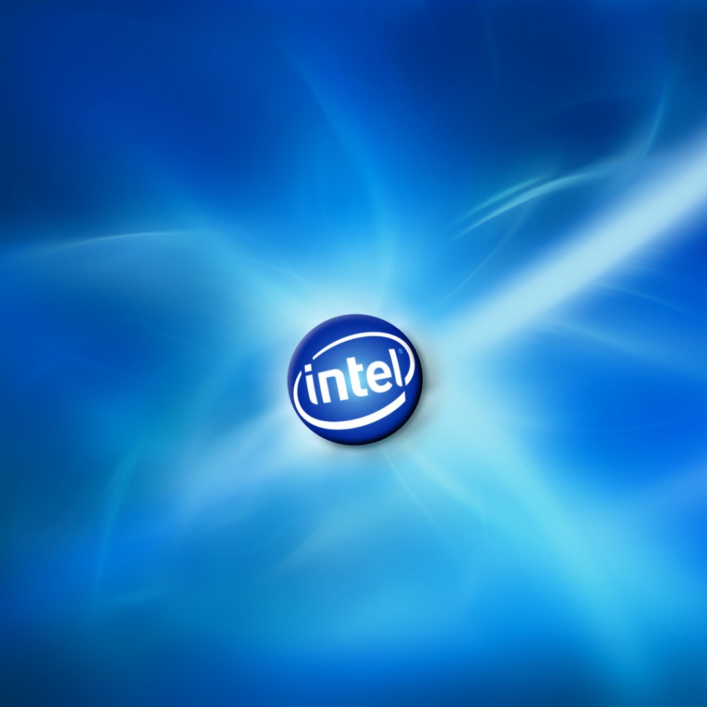 Fondo de pantalla Blue Intel 1024x1024