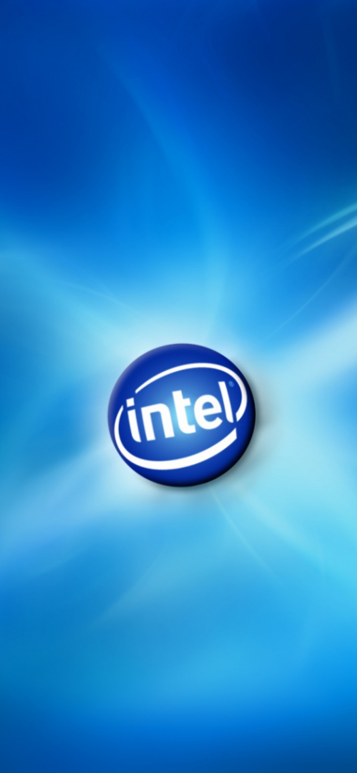 Das Blue Intel Wallpaper 1170x2532