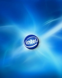 Fondo de pantalla Blue Intel 128x160