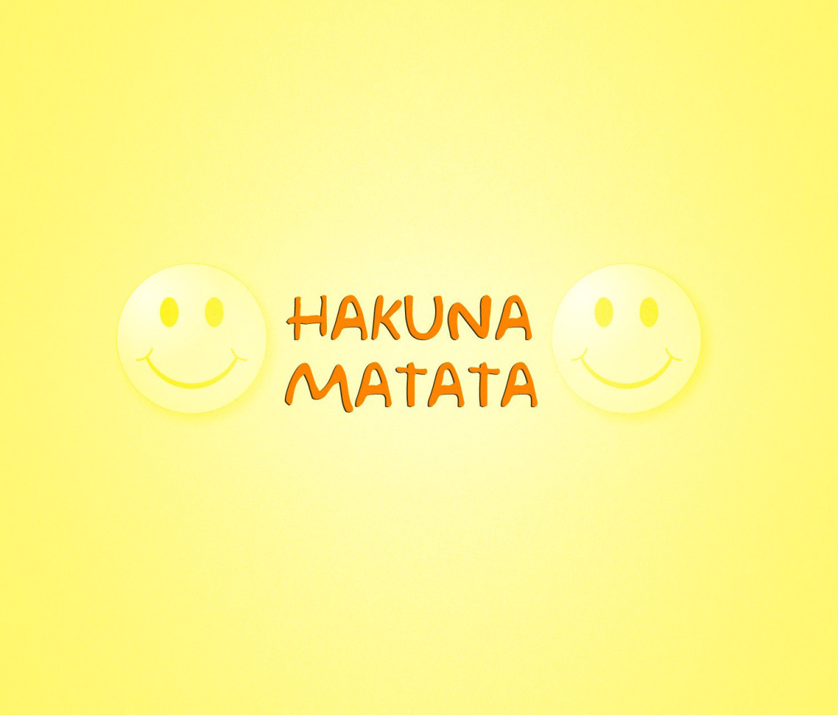 Hakuna Matata wallpaper 1200x1024