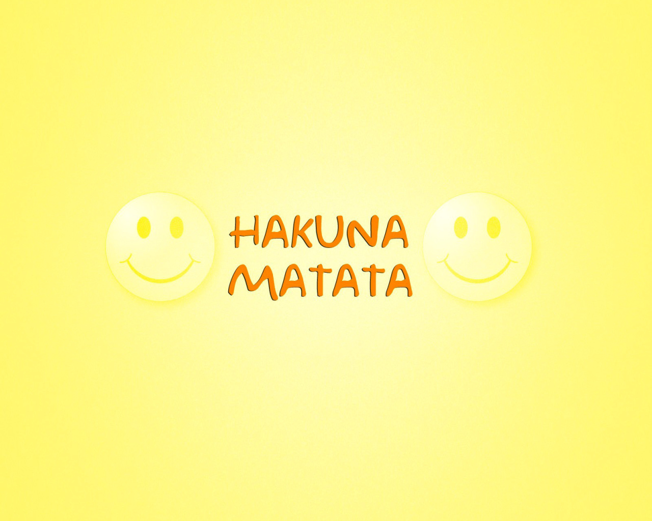 Das Hakuna Matata Wallpaper 1280x1024