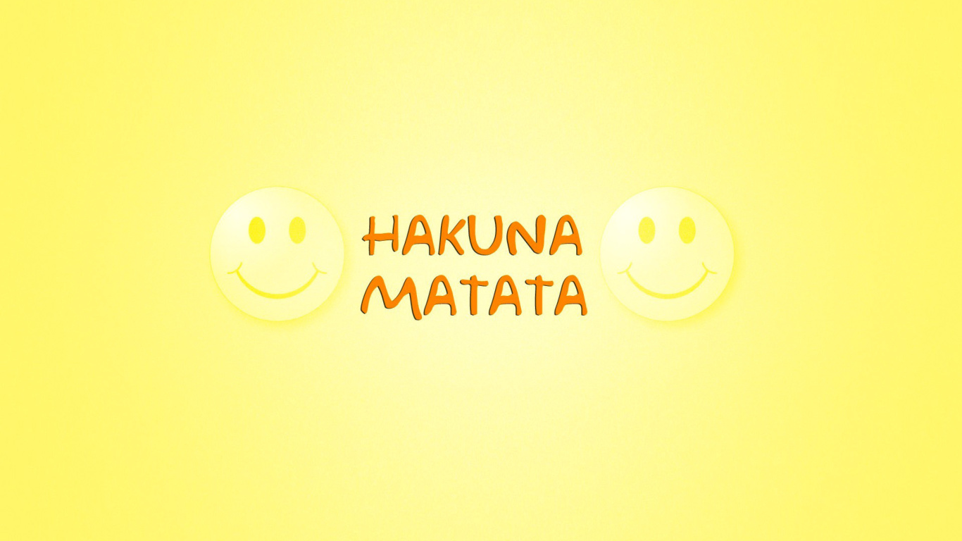 Hakuna Matata wallpaper 1366x768