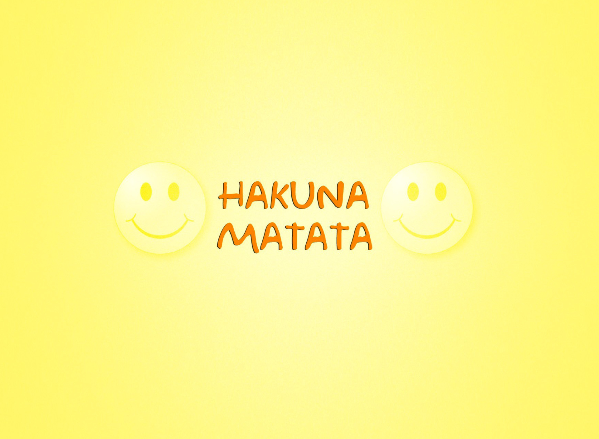 Hakuna Matata wallpaper 1920x1408