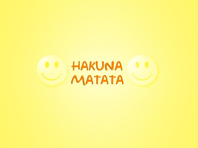 Screenshot №1 pro téma Hakuna Matata 640x480