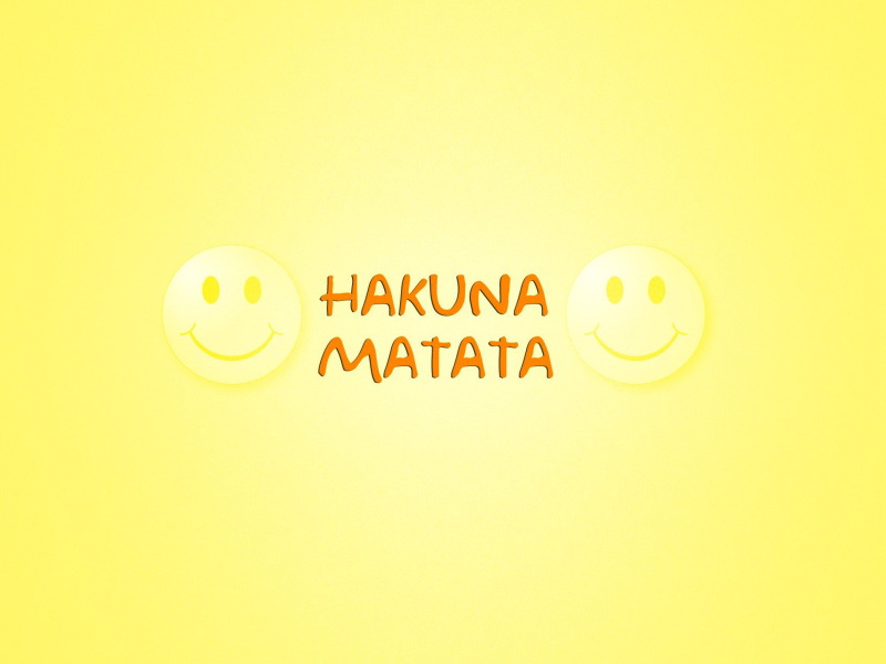 Hakuna Matata wallpaper 800x600