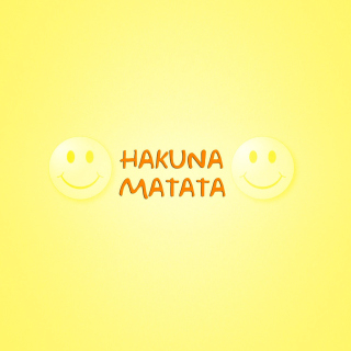 Hakuna Matata - Obrázkek zdarma pro iPad Air